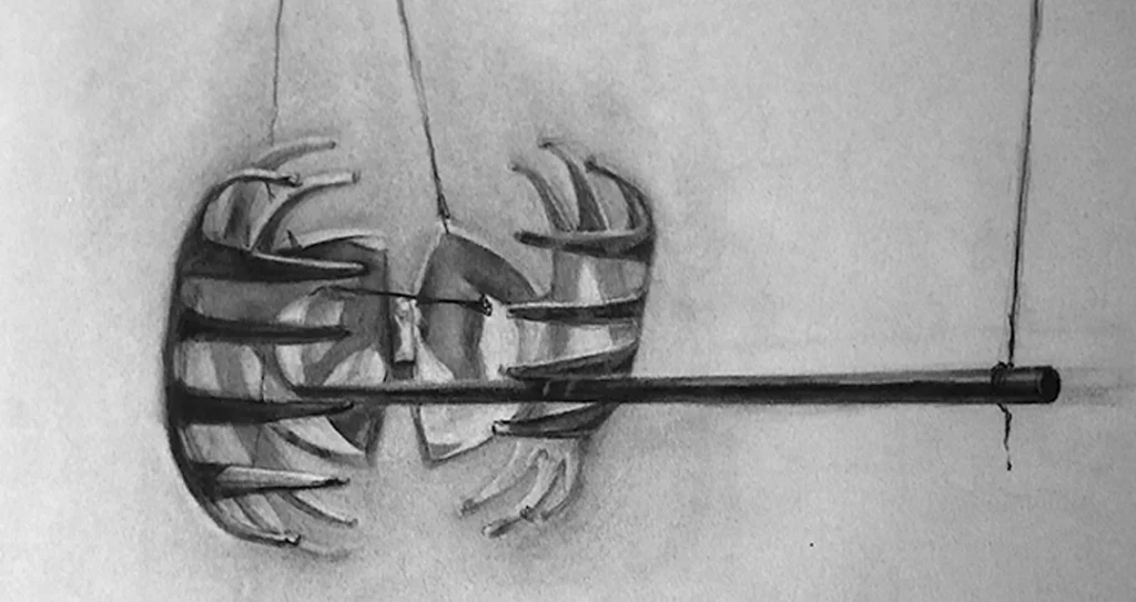 Escuto medo claro entre dentes